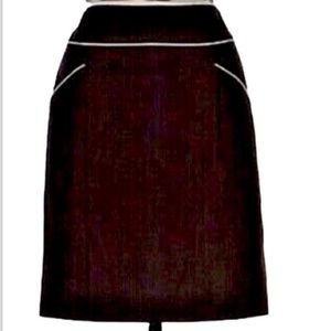 ANTHROPOLOGIE Ruffled Pencil Skirt